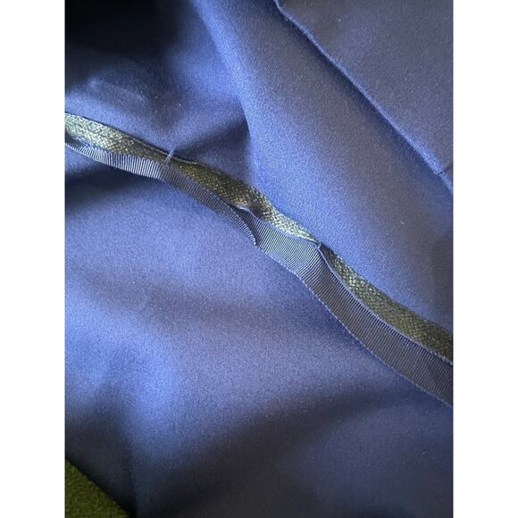 Diane Von Furstenberg Noemi Double Side Zipper Skirt Navy Blue DVF Women Size 10 - Picture 10 of 16